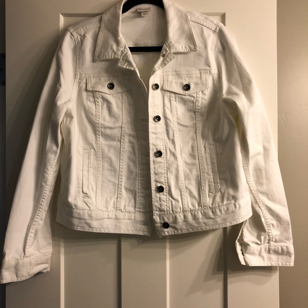 White denim jacket
